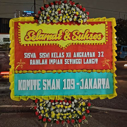 Bunga Papan Selamat Sukses 01